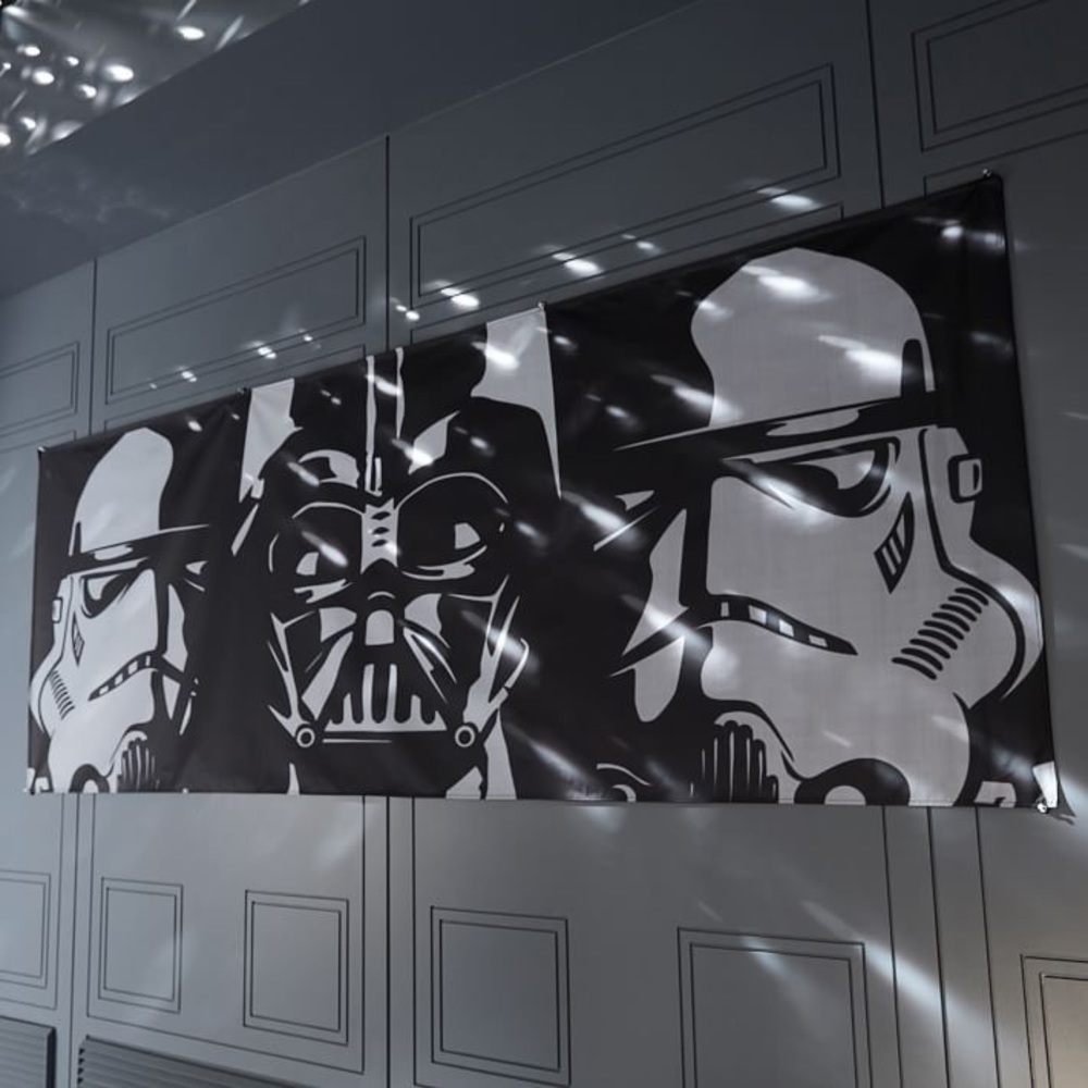 COPY - POTTERY Barn Star Wars Storm Trooper Panoramic Wall Mural